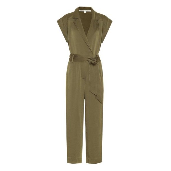 Veronica Beard Pants - Veronica Beard olive Opelia jumpsuit